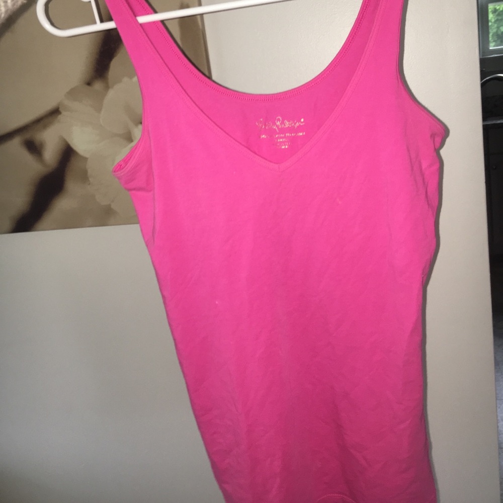 Lilly Pulitzer pink tank top